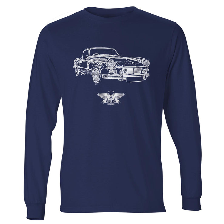Jaxon Lee Illustration For A Triumph Spitfire Mk2 1965 Motorcar Fan LS-Tshirt