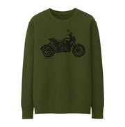 JL Illustration For A Indian FTR 1200 Motorbike Fan Jumper