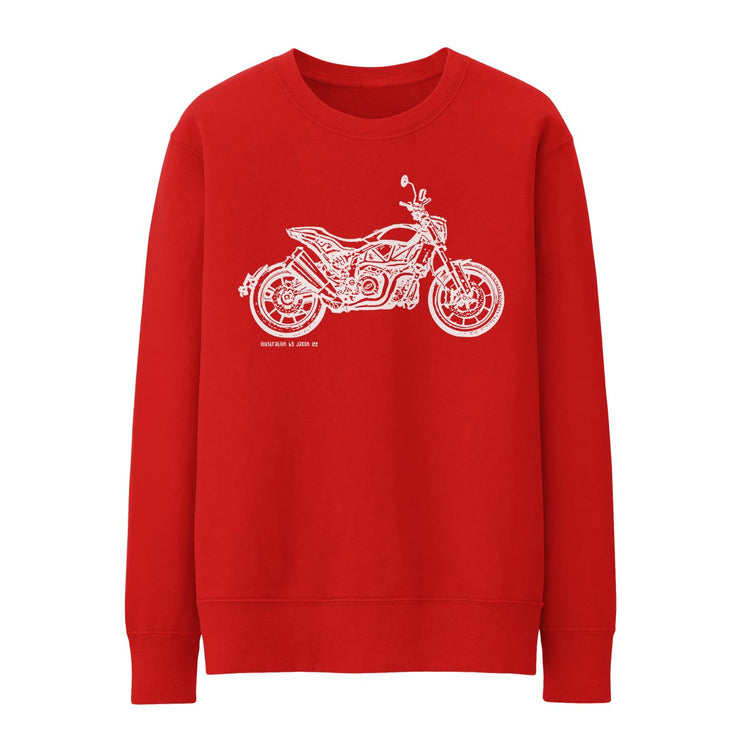 JL Illustration For A Indian FTR 1200 Motorbike Fan Jumper
