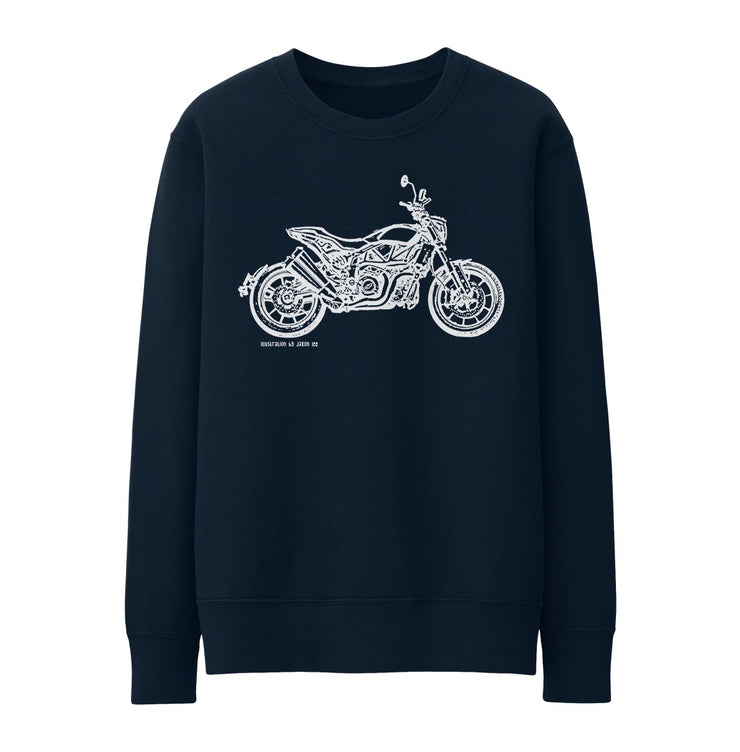 JL Illustration For A Indian FTR 1200 Motorbike Fan Jumper