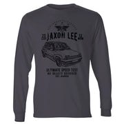 JL Speed Illustration For A Renault 5 GT Turbo Motorcar Fan LS-Tshirt