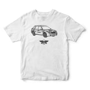 Jaxon Lee Illustration For A 2004 SAAB 9-2X Motorcar Fan T-shirt