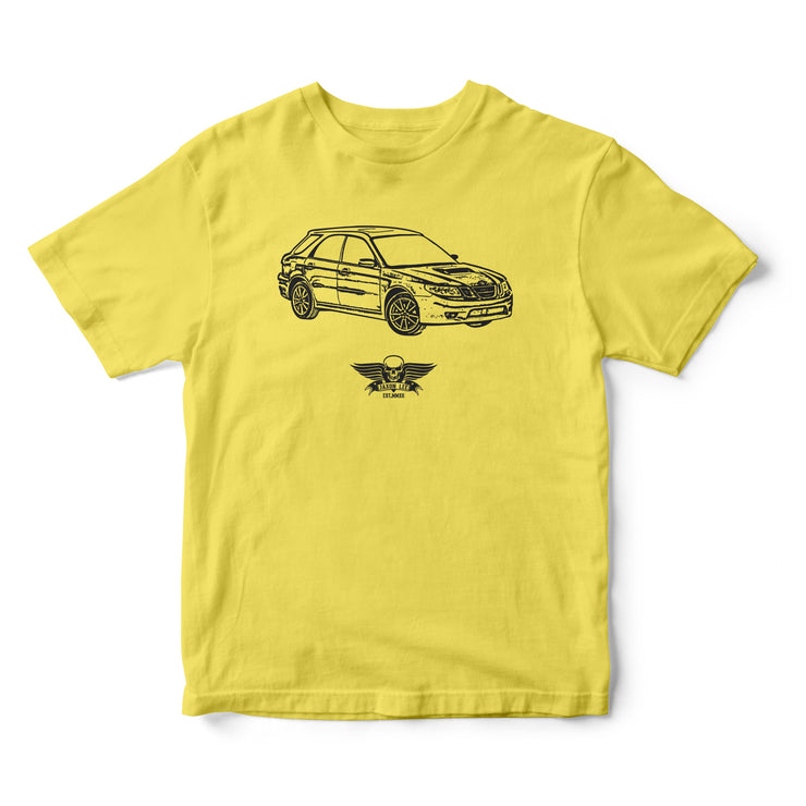 Jaxon Lee Illustration For A 2004 SAAB 9-2X Motorcar Fan T-shirt