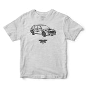 Jaxon Lee Illustration For A 2004 SAAB 9-2X Motorcar Fan T-shirt