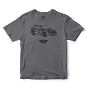 Jaxon Lee Illustration For A 2004 SAAB 9-2X Motorcar Fan T-shirt