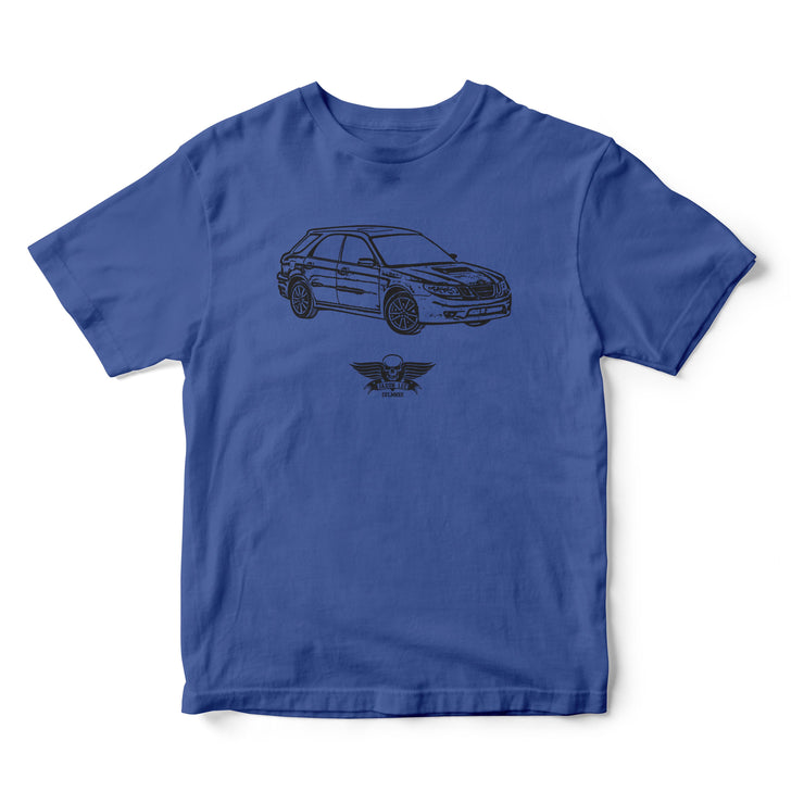 Jaxon Lee Illustration For A 2004 SAAB 9-2X Motorcar Fan T-shirt