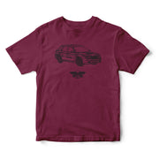 Jaxon Lee Illustration For A 2004 SAAB 9-2X Motorcar Fan T-shirt