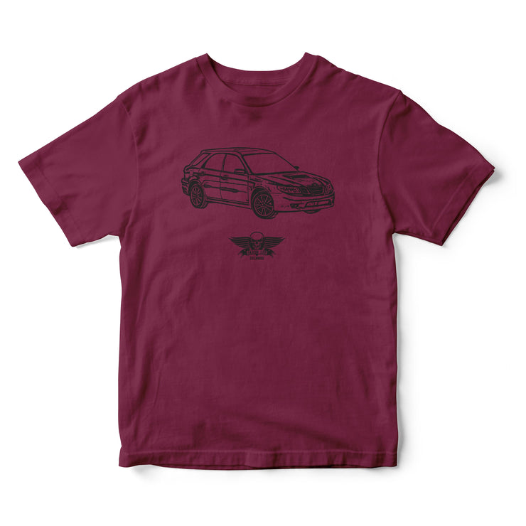 Jaxon Lee Illustration For A 2004 SAAB 9-2X Motorcar Fan T-shirt