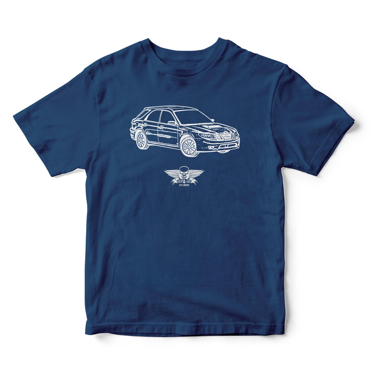 Jaxon Lee Illustration For A 2004 SAAB 9-2X Motorcar Fan T-shirt