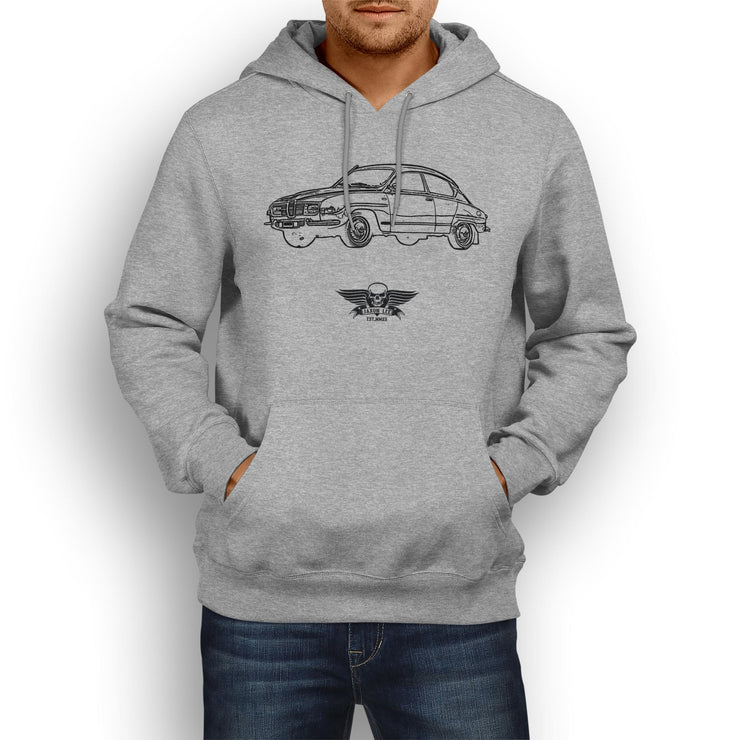 Jaxon Lee Illustration For A SAAB 96 Motorcar Fan Hoodie