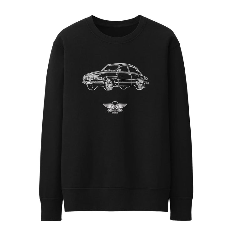 Jaxon Lee Illustration For A SAAB 96 Motorcar Fan Jumper