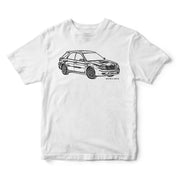 JL Illustration For A 2004 SAAB 9-2X Motorcar Fan T-shirt