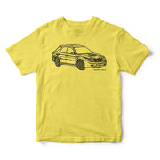 JL Illustration For A 2004 SAAB 9-2X Motorcar Fan T-shirt