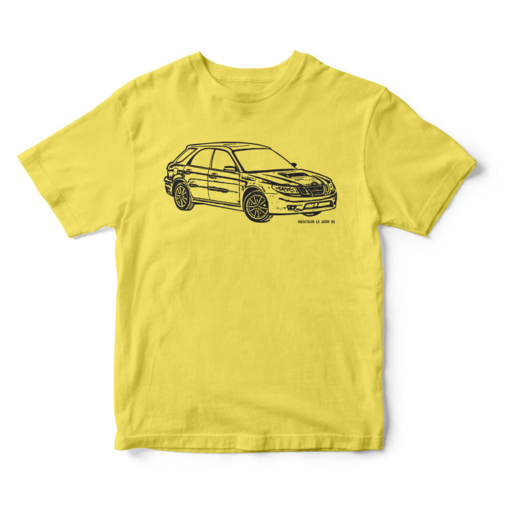 JL Illustration For A 2004 SAAB 9-2X Motorcar Fan T-shirt