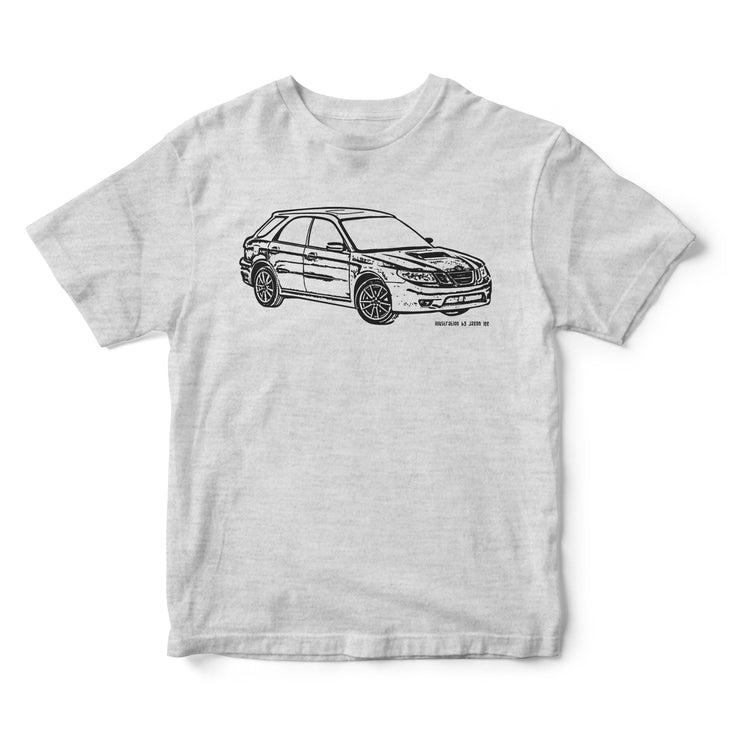 JL Illustration For A 2004 SAAB 9-2X Motorcar Fan T-shirt