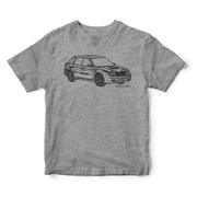 JL Illustration For A 2004 SAAB 9-2X Motorcar Fan T-shirt