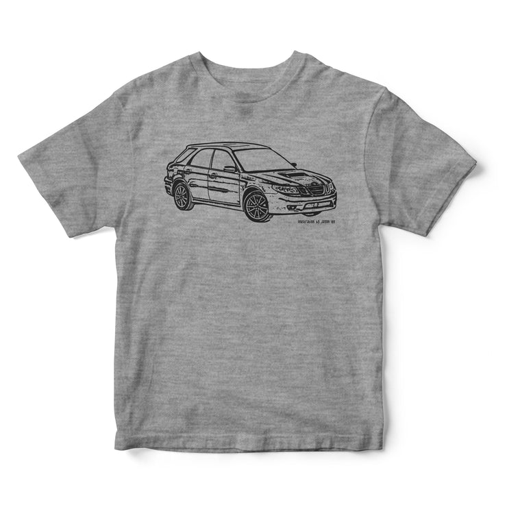 JL Illustration For A 2004 SAAB 9-2X Motorcar Fan T-shirt