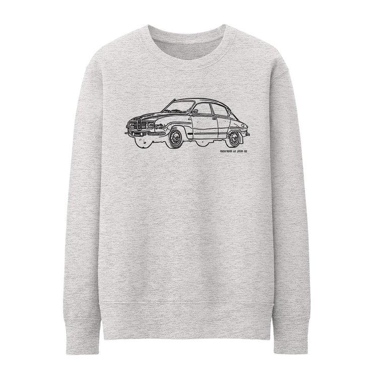 JL Illustration For A SAAB 96 Fan Jumper