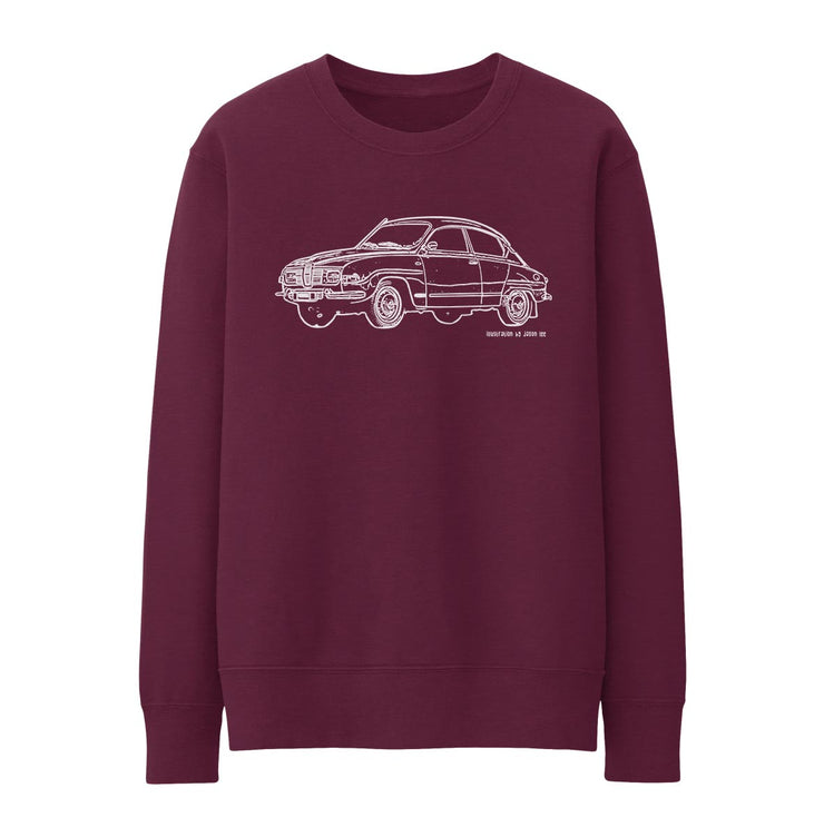 JL Illustration For A SAAB 96 Fan Jumper