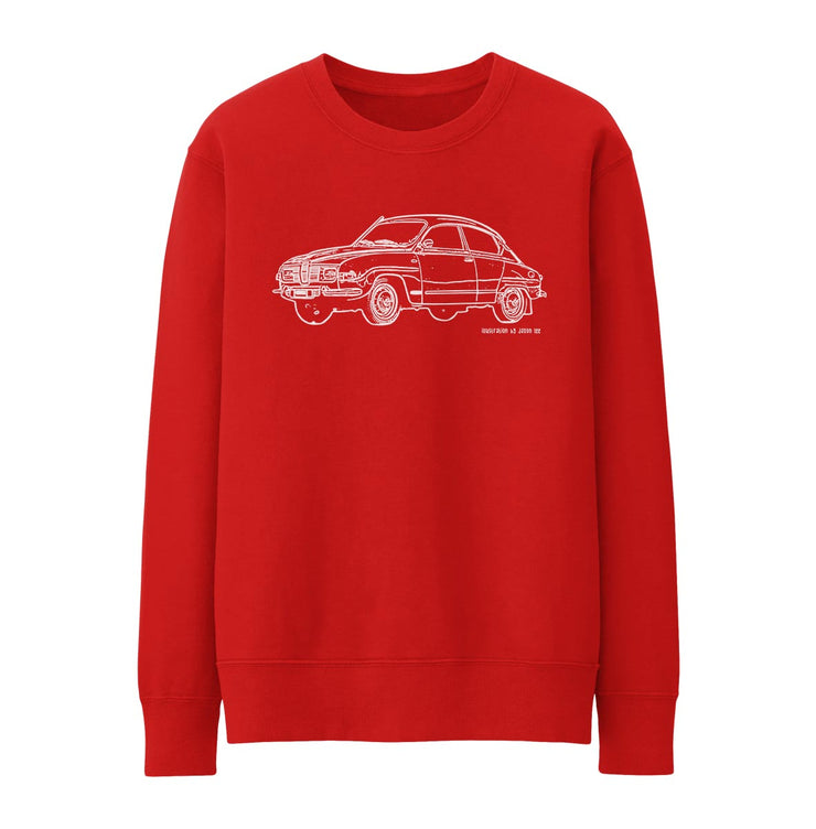 JL Illustration For A SAAB 96 Fan Jumper