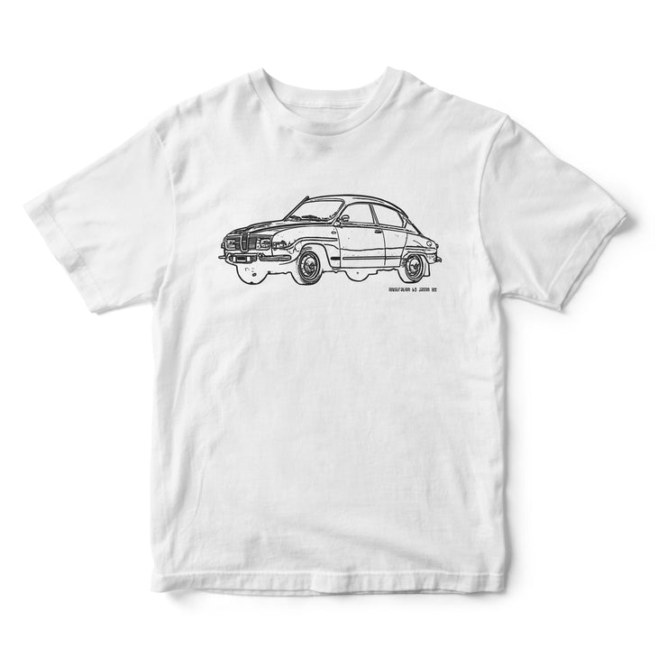 JL Illustration For A SAAB 96 Motorcar Fan T-shirt