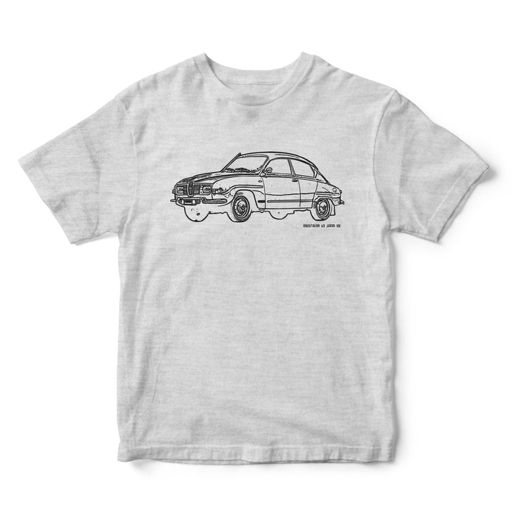 JL Illustration For A SAAB 96 Motorcar Fan T-shirt