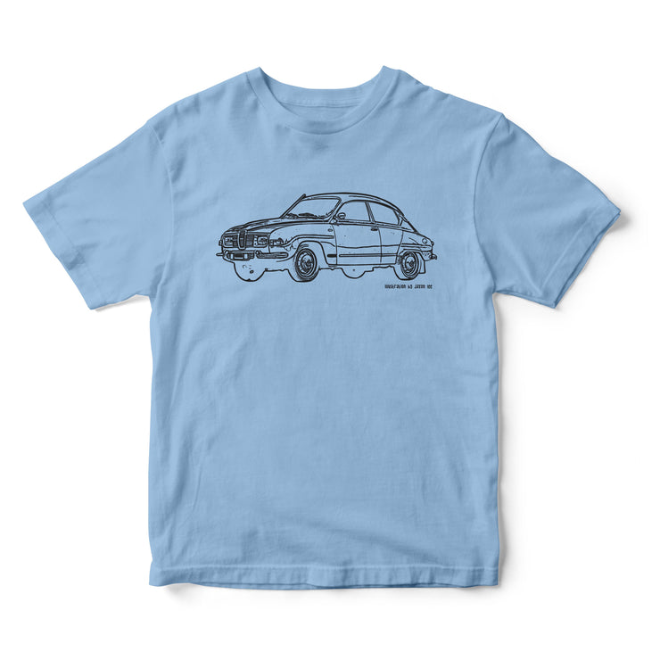 JL Illustration For A SAAB 96 Motorcar Fan T-shirt