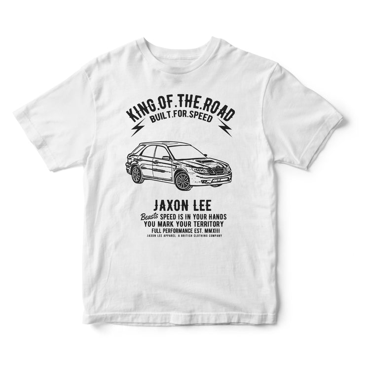 JL King Illustration For A 2004 SAAB 9-2X Motorcar Fan T-shirt