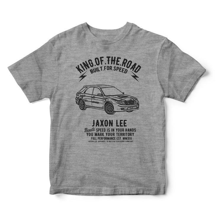 JL King Illustration For A 2004 SAAB 9-2X Motorcar Fan T-shirt