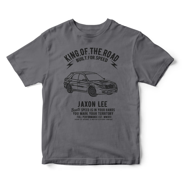 JL King Illustration For A 2004 SAAB 9-2X Motorcar Fan T-shirt