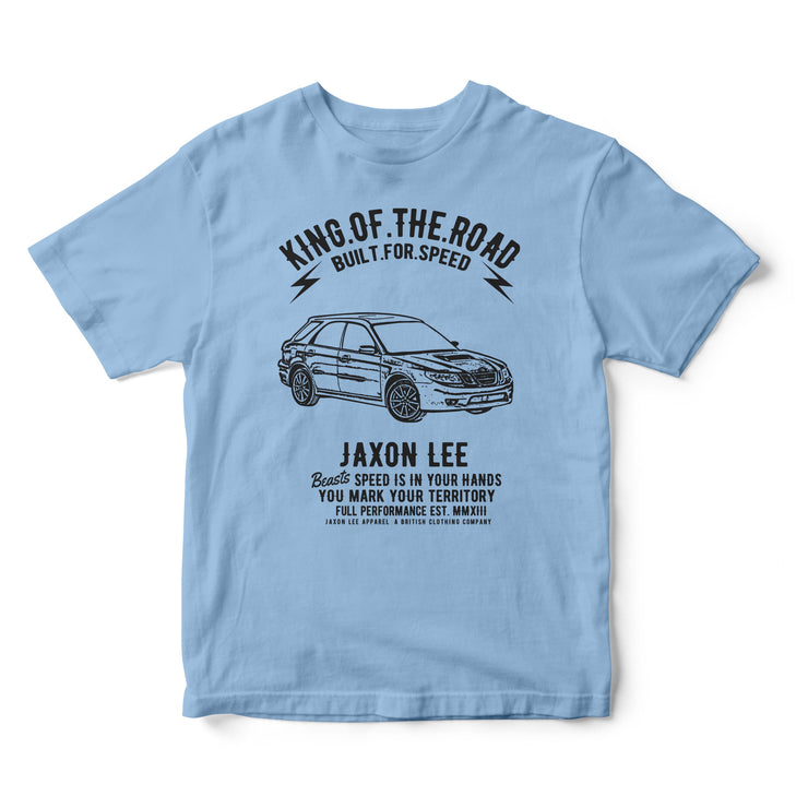 JL King Illustration For A 2004 SAAB 9-2X Motorcar Fan T-shirt