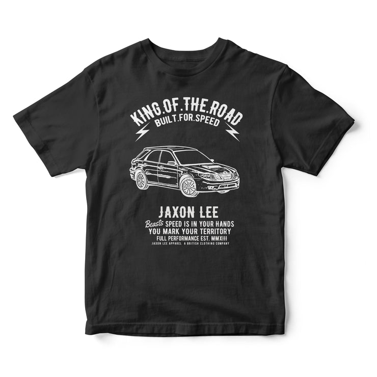 JL King Illustration For A 2004 SAAB 9-2X Motorcar Fan T-shirt