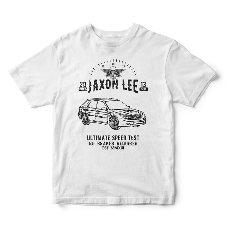 JL Speed Illustration For A 2004 SAAB 9-2X Motorcar Fan T-shirt