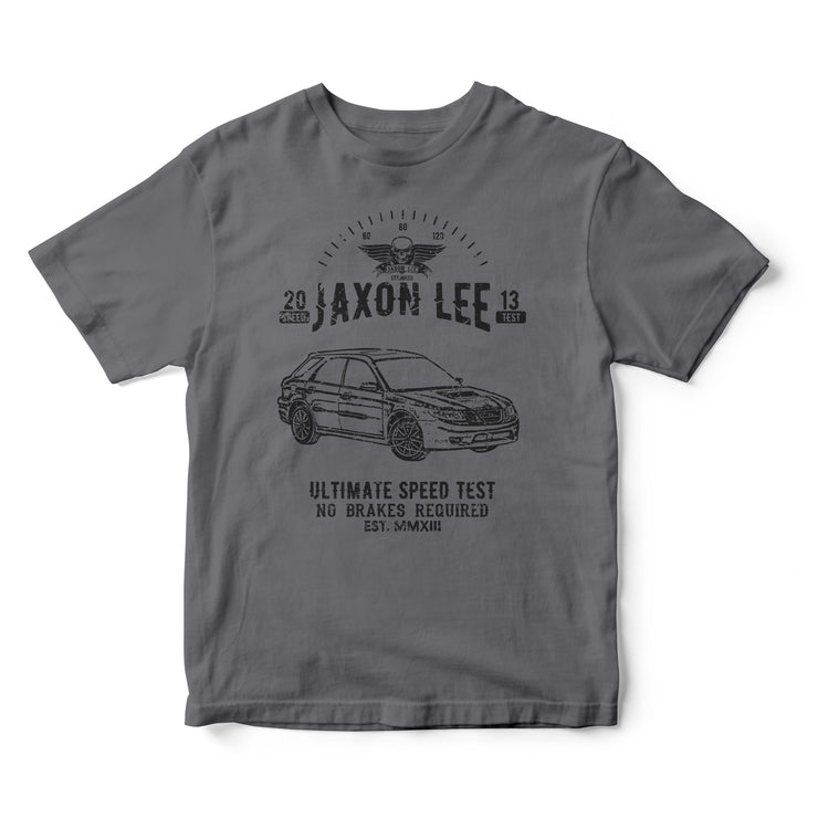 JL Speed Illustration For A 2004 SAAB 9-2X Motorcar Fan T-shirt