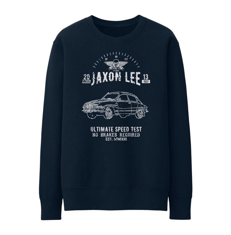 JL Speed Illustration For A SAAB 96 Motorcar Fan Jumper