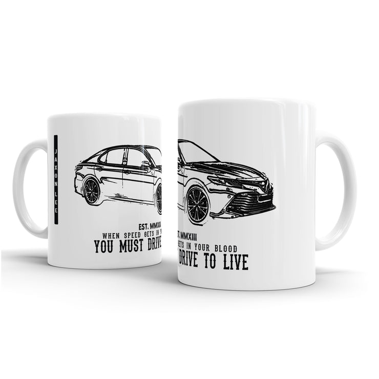 JL Illustration For A Toyota Camry Motorcar Fan – Gift Mug