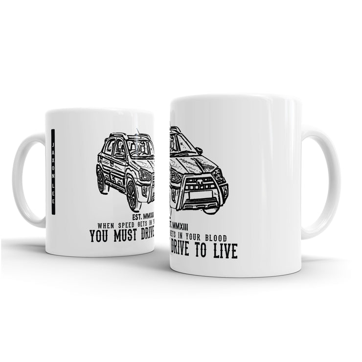 JL Illustration For A Toyota Eitos Cross Motorcar Fan – Gift Mug