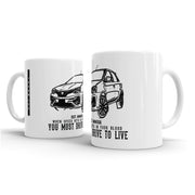 JL Illustration For A Toyota Eitos Liva Motorcar Fan – Gift Mug