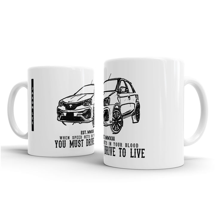 JL Illustration For A Toyota Eitos Liva Motorcar Fan – Gift Mug