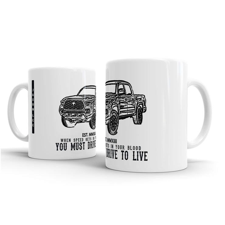 JL Illustration For A Toyota Tacoma Motorcar Fan – Gift Mug