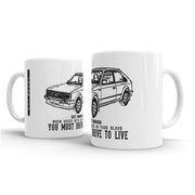 JL Illustration For A Vauxhall Astra GTE MK1 Motorcar Fan – Gift Mug