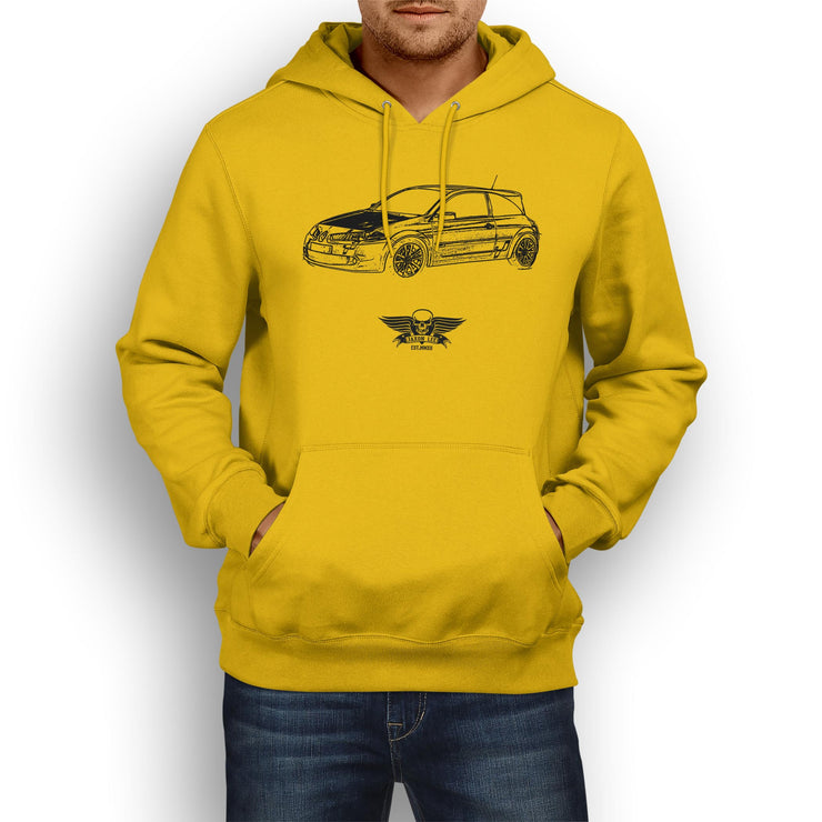 Jaxon Lee Illustration For A Renault Megane R26.R Motorcar Fan Hoodie