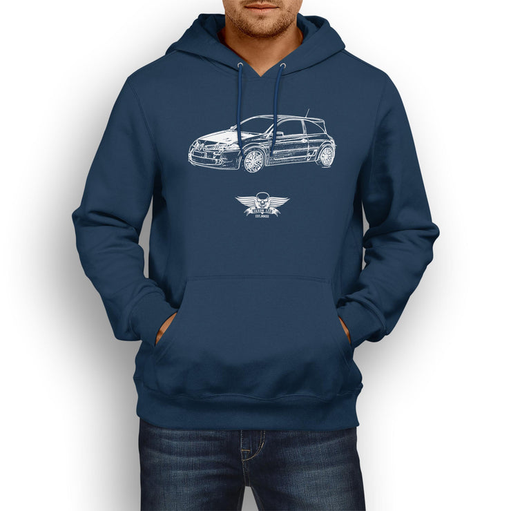 Jaxon Lee Illustration For A Renault Megane R26.R Motorcar Fan Hoodie