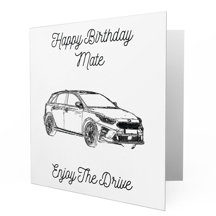 Jaxon Lee - Birthday Card for a KIA Ceed Motorcar fan