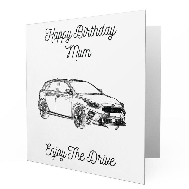 Jaxon Lee - Birthday Card for a KIA Ceed Motorcar fan