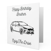 Jaxon Lee - Birthday Card for a KIA Ceed Motorcar fan