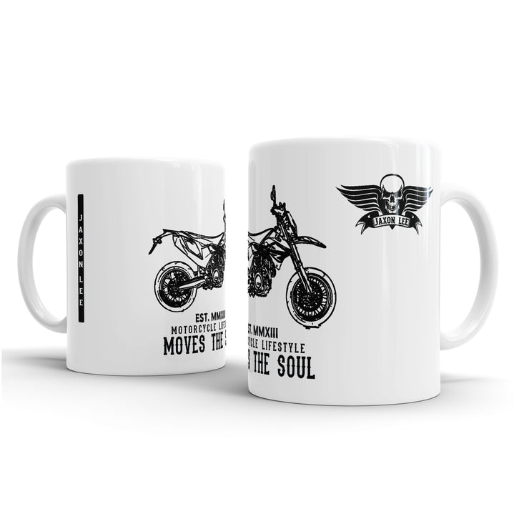 JL illustration for a KTM 690 SMC R Motorbike fan – Gift Mug