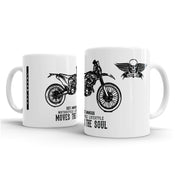 JL illustration for a KTM Freeride 250R Motorbike fan – Gift Mug