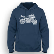 JL Illustration For A KTM 1290 Super Duke GT Motorbike Fan Hoodie