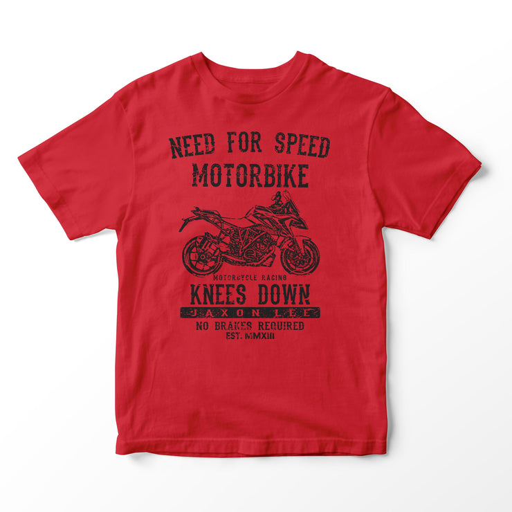 JL Speed Illustration for a KTM 1290 Super Duke GT Motorbike fan T-shirt